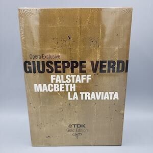 Opera Exclusive Giuseppe Verdi Falstaff Macbeth La Traviata TDK Gold Edition New